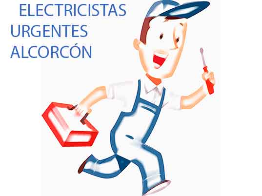 dibujo de electricista en Alcorcón corriendo a reparación